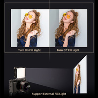 Appareil photo numérique sans miroir professionnel 4K DSLR avec 180 °   Écran IPS rotatif de 3,0 pouces, zoom numérique 16x, griffe porte-accessoire pour enregistrements