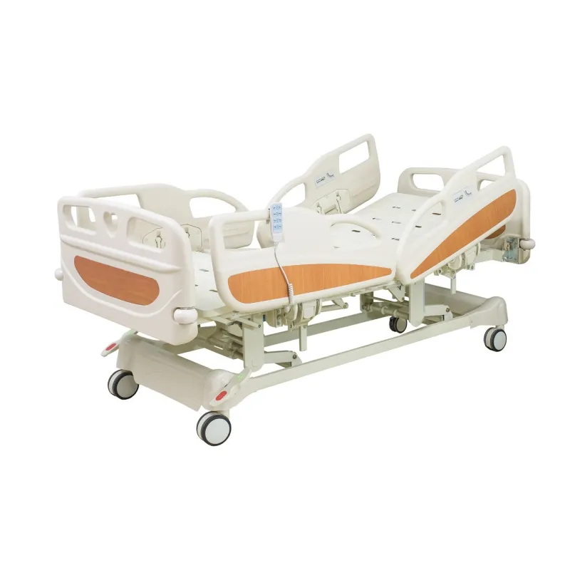 เตียงทางการแพทย์โรงพยาบาลไฟฟ้า Cama แผงเครื่องมือ GS-828 ABS เตียงผู้ป่วย ICU