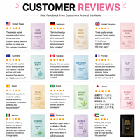 Boîte cadeau à trois soudures latérales assortie à un sachet en aluminium à trois soudures latérales, motif délicat personnalisé pour kits d'essai de soins du visage haut de gamme