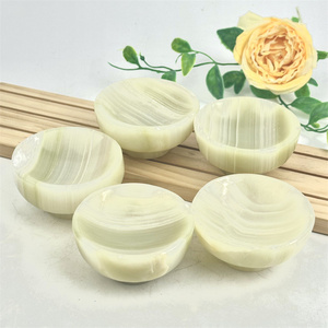Wholesale <strong>Price</strong> Polished Carving Natural Healing <strong>Stones</strong> Afghan <strong>Jade</strong> Bowl for Decoration - Product Image 6