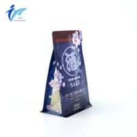 Impression personnalisée 360 °   Sacs d'emballage alimentaire en plastique personnalisés, résistants aux rayures, à fond plat avec soufflet latéral, imprimés disponibles