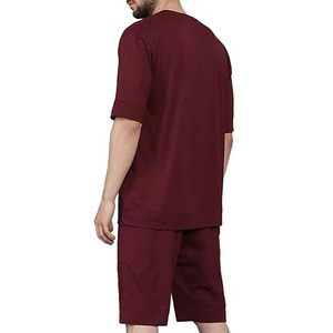 Nuevo Conjunto de Dos Piezas para Hombre, Camiseta y Pantalones Cortos a Juego, Transpirable, Corte Holgado, Informal, para Uso Diario, Conjunto para Vacaciones de Verano en la Playa - Product Image 6