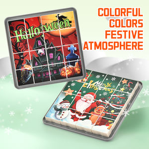 Vente chaude enfants bricolage jeu et Puzzle planche à <span class=keywords><strong>dessin</strong></span> jouet bloc de construction noël <span class=keywords><strong>Halloween</strong></span> vacances Promotion cadeau jouet - Product Image 4