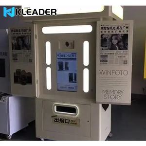Cabina de Fotos Estilo Periódico Retro, Máquina Expendedora Todo en Uno con Impresora y Cámara para Interiores y Exteriores - Product Image 6