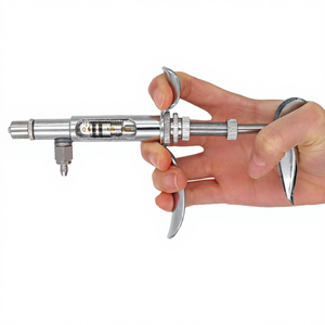 Jeringa Veterinaria Reutilizable de Acero Inoxidable de 2 ml, Aprobada por CE e ISO, para Vacunación de Ganado, Marca Hasni Surgical - Product Image 4