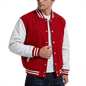 Veste de baseball personnalisée pour homme, en laine et cuir de haute qualité, pour les équipes sportives scolaires et le style streetwear - Product Image 1
