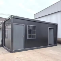Maison de conteneur modulaire amovible et portable, démontable, 20 pieds, 40 pieds, pour habitation ou bureau