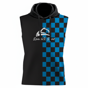 Ensembles de shorts et sweats à capuche sans manches style High Street pour hommes, séchage rapide respirant, grande taille, vente en gros - Product Image 1