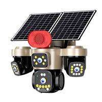 AOV Solar-Powered 4G Security System Full-Color Night Vision Human Detection Voice Intercom IP66 Outdoor Waterproof Memory Card