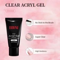 Nouveau Gel Poly Acrylique 2026 pour Nail Art – Gel d'Extension Transparent Naturel Épais Effet Gelée – Gel de Construction Résine Dure Solide – Vente en Gros OEM ODM