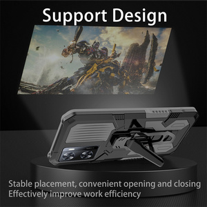 Funda Protectora para Teléfono <span class=keywords><strong>Oppo</strong></span> Reno10/Reno10 Pro, Multicolor, Resistente, Híbrida, de TPU Suave y PC Rígido, a Prueba de Golpes, Impermeable, con Clip para Cinturón y Soporte - Product Image 5