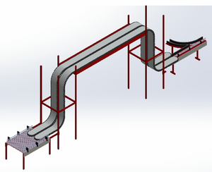 Convoyeur de levage aérien Griper, Machine de convoyeur de préhension de bouteille, Machine de convoyeur de transport de poignée de produits - Product Image 1