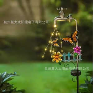 Lampe solaire de jardin en forme de colibri, LED, à fixation murale, résistante à l'eau, décoration extérieure - Product Image 4