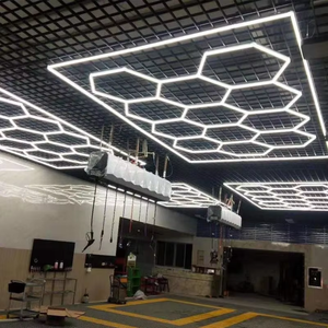 Car Workshop Detailing Equipment Garage Light <b>Auto</b> Honeycomb Ceiling Hexagonal Led Light - Product Image 3