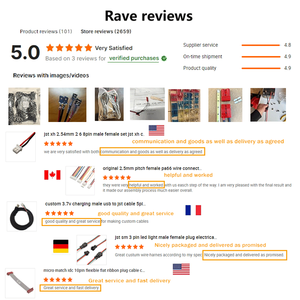 Kustom Terminal terisolasi o-ring bulat Molex 2 Pin konektor UL11028 pemasangan kabel untuk Kabel Daya - Product Image 6