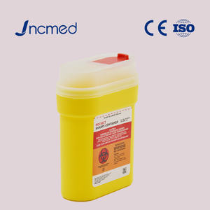 ภาชนะใส่ของมีคมขนาด 0.2 ลิตร สำหรับเก็บของเสียทางการแพทย์ เช่น เข็มฉีดยาและเข็มเจาะเลือด ในพื้นที่แคบ - Product Image 6