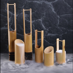 Pot à glace sèche en tube de bambou pour présentation de sashimi, restaurant japonais, plat de fruits de mer, décoration - Product Image 1