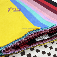 Tissus en popeline tricotée extensible 100 % polyester sergé de haute qualité, teints, pour tapisserie, chemises, housses de coussin, vêtements pour garçons et filles