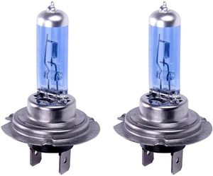 Ampoule antibrouillard halogène <span class=keywords><strong>12V</strong></span> H7 5200K couleur super blanche <span class=keywords><strong>55W</strong></span> & 100W haute visibilité pour la pluie, la neige et le brouillard-Durable longue durée - Product Image 2