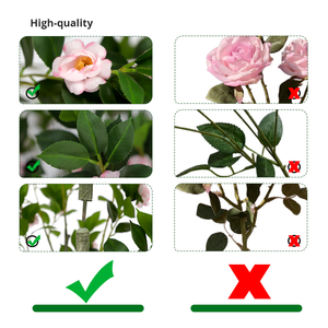 Árbol de Camelia Artificial de Plástico al por Mayor, Tamaño Personalizado, Decoración para el Hogar, Graduación, Ecológico, Impermeable - Product Image 2
