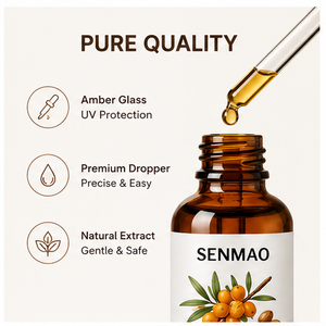 Aceite de Semilla de Espino Amarillo Puro y Natural de 60 ml, Aceite Base Orgánico Hidratante y Aclarante para el Cuidado de la Piel y la Belleza - Product Image 2
