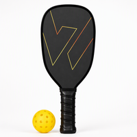 Raquette de pickleball légère pour l'entraînement, 160g, en fibre de carbone pressée à froid, pour enfants, adolescents, écoles, directement de l'usine