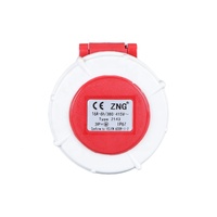 Prise femelle étanche IP67 industrielle 4 broches 380V 16A Connecteur étanche industriel 3P+PE