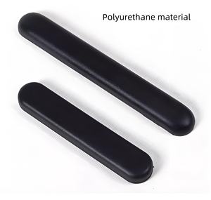 Reposabrazos Universales de Poliuretano/Cuero Negro para Silla de Ruedas de Uso Hospitalario (Estilo Largo y Corto) Esenciales para Silla de Ruedas - Product Image 2