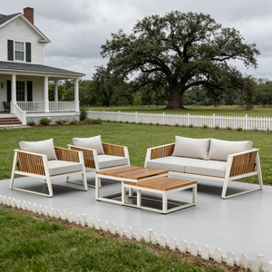 Ensemble <span class=keywords><strong>de</strong></span> canapé <span class=keywords><strong>de</strong></span> conversation d'extérieur <span class=keywords><strong>de</strong></span> <span class=keywords><strong>luxe</strong></span> 4 pièces pour hôtel, loisirs, maison, salle à manger, chaises en acier, meubles <span class=keywords><strong>de</strong></span> <span class=keywords><strong>jardin</strong></span>, patio - Product Image 1