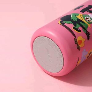 316 Stainless Steel Insulated Water Bottle Pop-Up Lid Portable Thermal Bottle <b>Large</b> Capacity Food Grade Travel <b>Mug</b> - Product Image 3