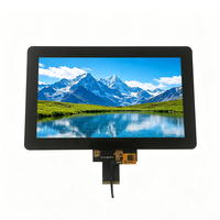 Module d'affichage LCD TFT 10,1 pouces 1024*600, interface TTL RGB, 700 nits, pilote HX8282A+HX8696A, écran tactile capacitif CTP