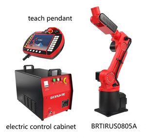 BRTIRUS0805A Bras robotisé industriel intelligent à six axes, moteur PLC, portée 940 mm, capacité de charge 5 kg, IP54, haute précision 0,05 mm - Product Image 3