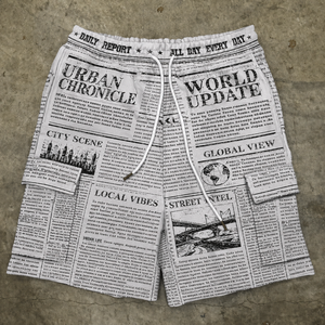 Shorts Homme OEM Streetwear Graphiques Personnalisés avec Poches – Nouveauté Épaisse et Tendance - Product Image 1