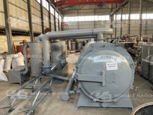 Four <span class=keywords><strong>de</strong></span> carbonisation horizontal à flux d'air haute efficacité pour biochar <span class=keywords><strong>de</strong></span> déchets agricoles 2026, moteur et roulement inclus, capacité 3 tonnes/<span class=keywords><strong>jour</strong></span> - Product Image 5