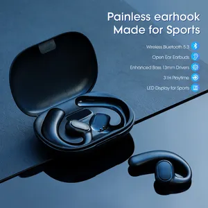 Penjualan laris Headset Gaming TWS BT 5.3 asli panggilan peredam bising headphone nirkabel tahan air