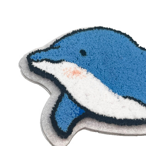 Tùy Chỉnh Tự Dính 3D Thêu Logo Vá Động Vật Cá Heo Bàn Chải Đánh Răng Thêu Vải Cho Hat Trang Trí Nội Thất Chủ Yếu Vải Ren - Product Image 5