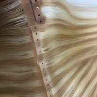 Extensions de cheveux à trame papillon de qualité professionnelle, trame perforée, design XO, double tirage, cheveux humains vierges, trame invisible pour grossistes