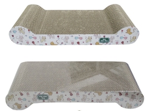 Forma óssea <span class=keywords><strong>Cat</strong></span> <span class=keywords><strong>Scratcher</strong></span> Toy Placa ondulada alta densidade Bone <span class=keywords><strong>Cat</strong></span> <span class=keywords><strong>Scratcher</strong></span> Board - Product Image 3