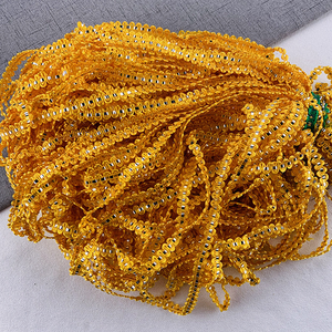 Goedkope Groothandel 8Mm 140M Bulk Kant Stof Diy U-Vorm Rand Trimmen Lint Gevlochten Podiumkleding Kantwerk Voor Kostuum - Product Image 3