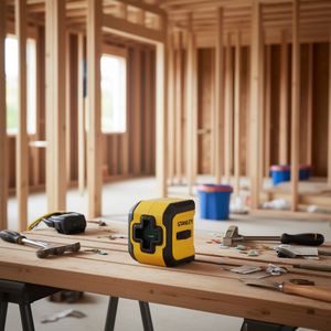 Nivel Láser Stanley Cross con Haz Rojo de 360 Grados Autonivelante para Construcción y Proyectos de Bricolaje - Product Image 3