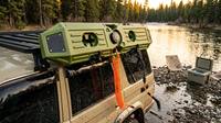 Accessoires universels de camping 4WD Réservoir d'eau 30L Off Road Réservoir d'eau de toit pressurisé pour douche de camping Nouveau design