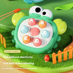 Jouet anti-stress en forme de palmier, de canard mignon et de marmotte, pour enfants de 5 à 7 ans, puzzle éducatif, <span class=keywords><strong>mini</strong></span> porte-clés à pression, en plastique - Product Image 4