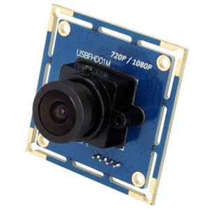 ELP 2MP 1080P USB-Kamera modul 100 Grad Objektiv ohne Verzerrung OV2710 Sensor USB 2.0 Webcam Board