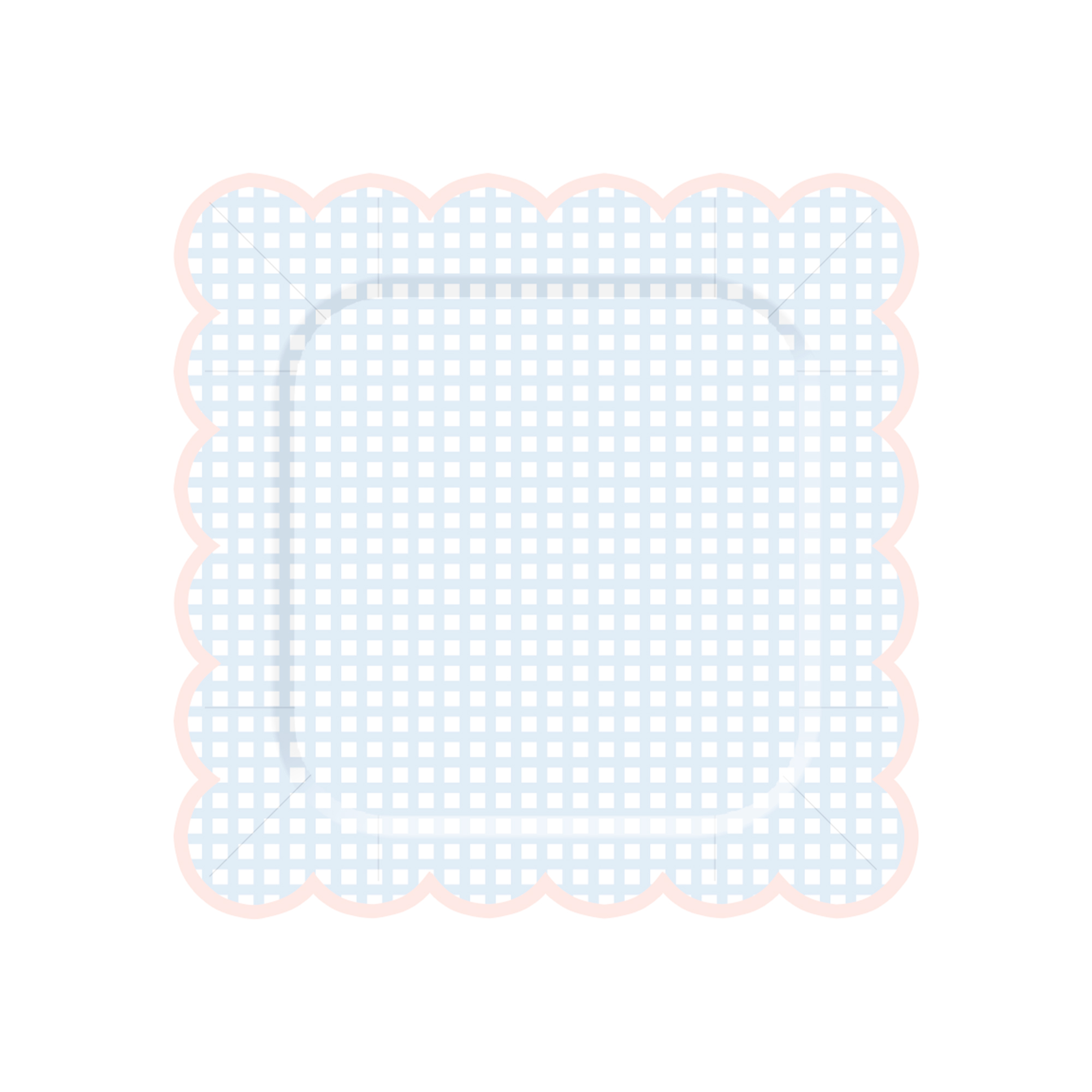 Plato de papel de 9 pulgadas * 8 unidades