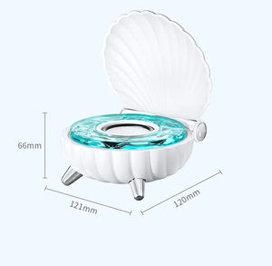 Led Water Ripple Projector Speakers Lamp 1200mAh Rechargeable <b>Wireless</b> Bluetooth Speaker Music Night Light Caixa De Som - Product Image 4