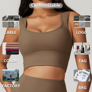 XW-DWX8793 Nouveau design de vêtements de sport pour femmes, <span class=keywords><strong>haut</strong></span> court à dos ouvert à séchage rapide, soutien-gorge de yoga à fort impact, veste de course à pied, entraînement, remise en forme - Product Image 6