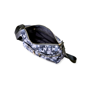 Bolso cruzado de nailon impermeable con múltiples bolsillos y bolsillos con cremallera, bolso bandolera informal para mujer, mochila ligera para viajes al aire libre - Product Image 4