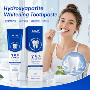 Dentifrice personnalisé à l'hydroxyapatite 7,5% nHAP, réparation, protection de l'émail, soulagement de la sensibilité dentaire, blanchiment quotidien, soin buccal - Product Image 2