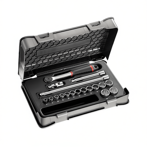 Juego de llaves de vaso de 604 3/8 pulgadas con trinquete y extensiones para reparación automotriz - Product Image 2