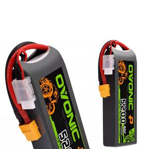 OVONIC 5200mAh 7.4V <span class=keywords><strong>11.1V</strong></span> Lipo 배터리 대용량 FPV 드론 모델 항공기 <span class=keywords><strong>RC</strong></span> 부품 업그레이드 - Product Image 1